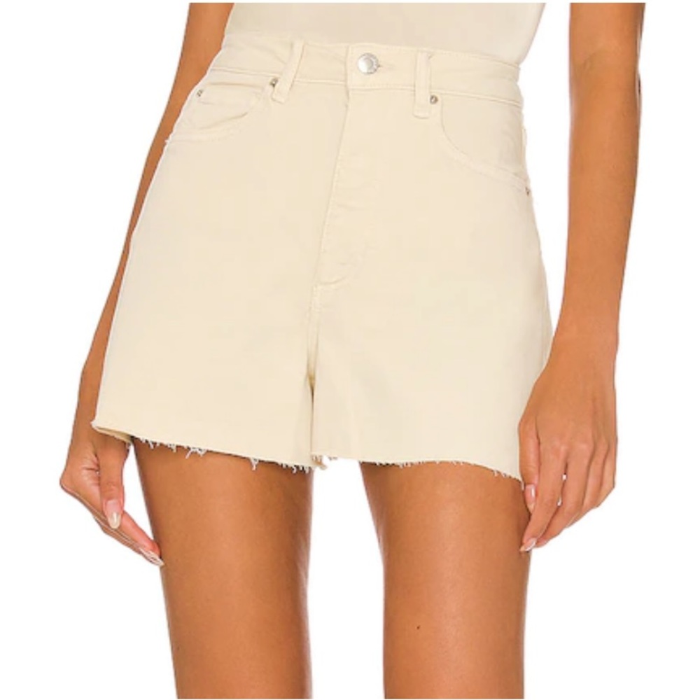 WeWoreWhat - NWT High Ride Boyfriend Short Ivory